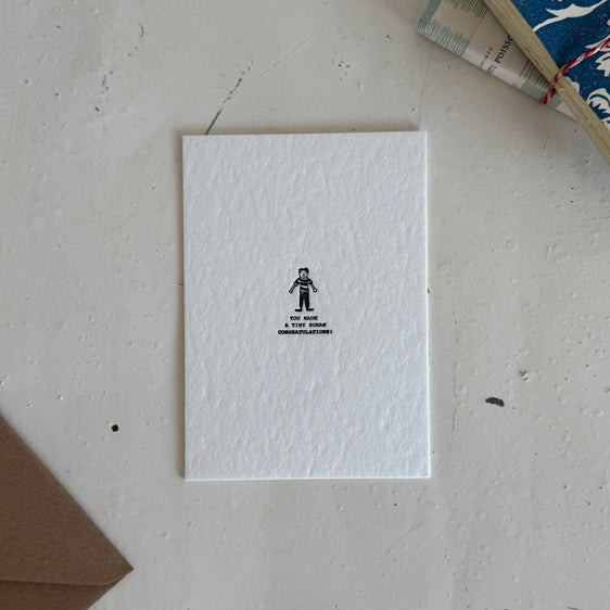 ポストカード YOU MADE A TINY HUMAN