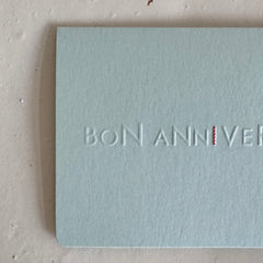 レターカード BON ANNIVERSAIRE