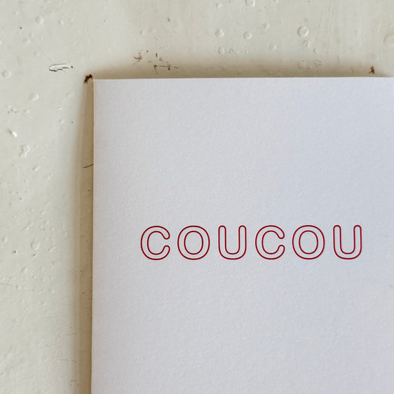 レターカード COUCOU
