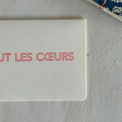 レターカード HAUT LES COEURS