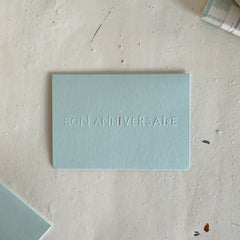 レターカード BON ANNIVERSAIRE